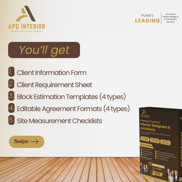 Interior Designers & Architects Professional Toolkit – Editable Documents Bundle (Word + Excel) - Image 2