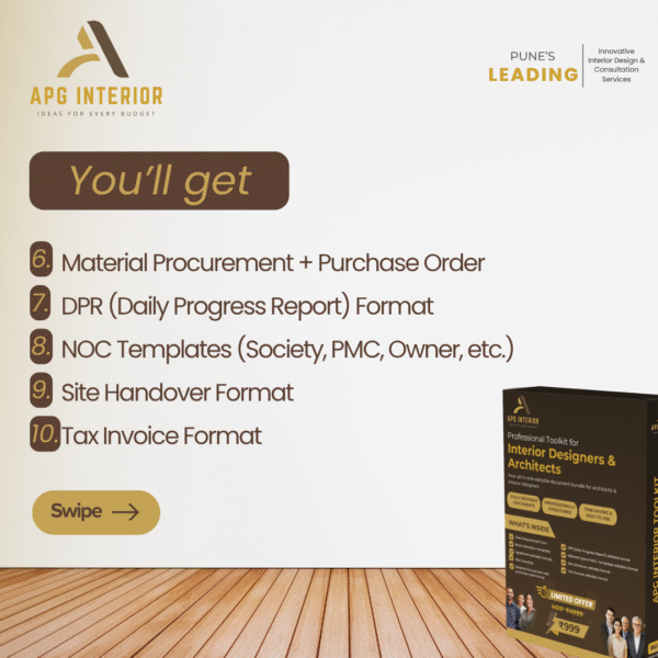 Interior Designers & Architects Professional Toolkit – Editable Documents Bundle (Word + Excel) - Image 3